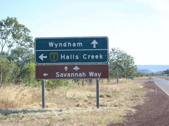 Wyndham signpost